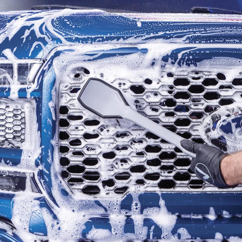 Viking 16.5 in. Grill & Fender Wash Brush in use