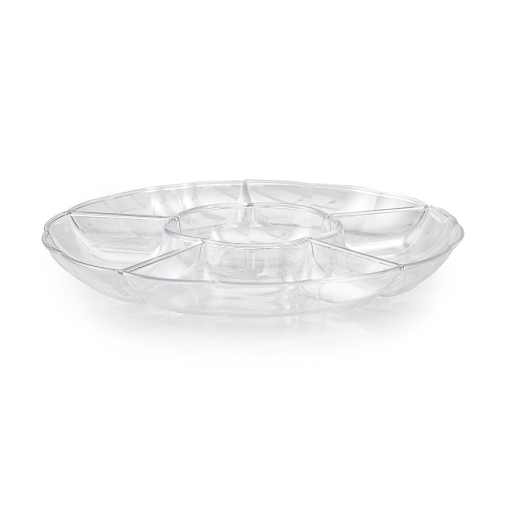 Clear Plastic Chip & Dip Tray 81000