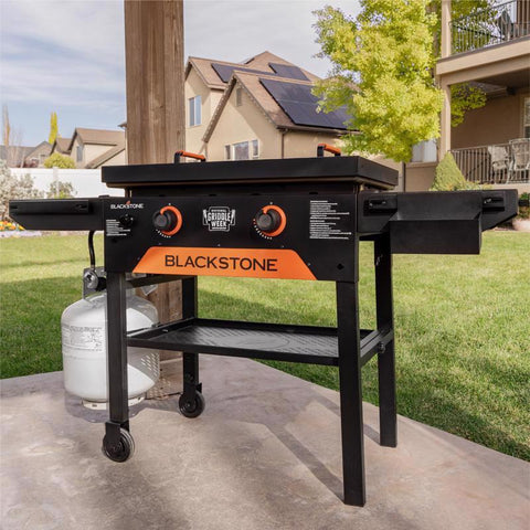 Blackstone Original 2-Burner Outdoor Griddle on patio