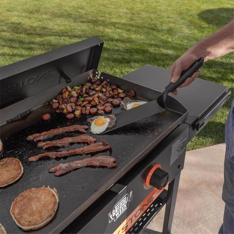 Cooking on Blackstone Original 2-Burner Outdoor Griddle
