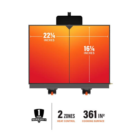 Griddle information & dimensions