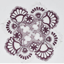 Purple Lace Doily