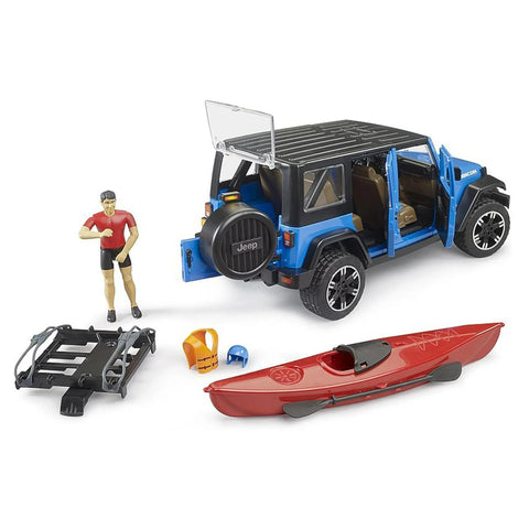 1/16 Jeep Wrangler Rubicon Unlimited with Kayak and Kayaker 2529