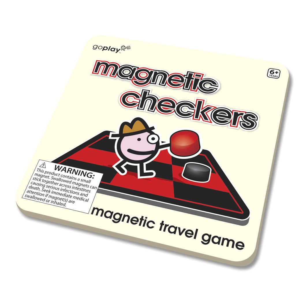 magnetic travel game checkers