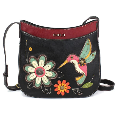 Hummingbird Crescent Crossbody Bag