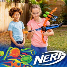 children playing with Nerf launcher