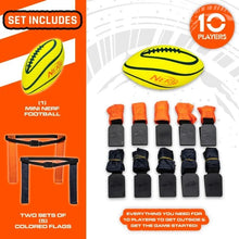Set Includes Football and Colored Flags