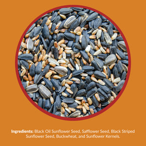 Cardinal Sunflower & Safflower Wild Bird Seed ingredients