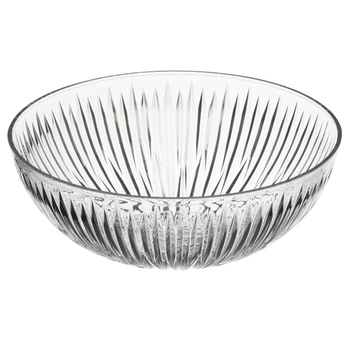 9-Inch Clear Contemporary Starburst Bowl
