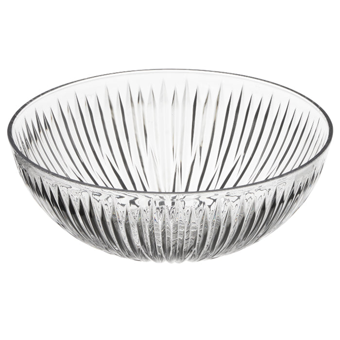 9-Inch Clear Contemporary Starburst Bowl