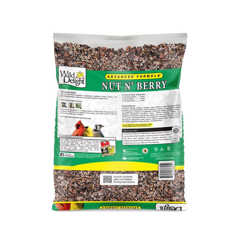 Nut N' Berry Assorted Species Sunflower Kernels showing back of package