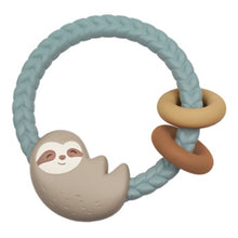 Sloth Ritzy Rattle with Teething Rings