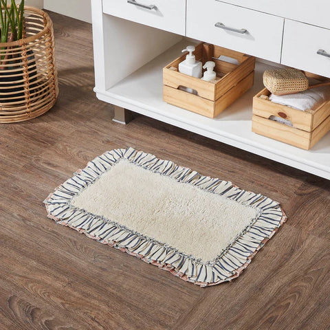 Kaila Ticking Stripe Bath Mat 835