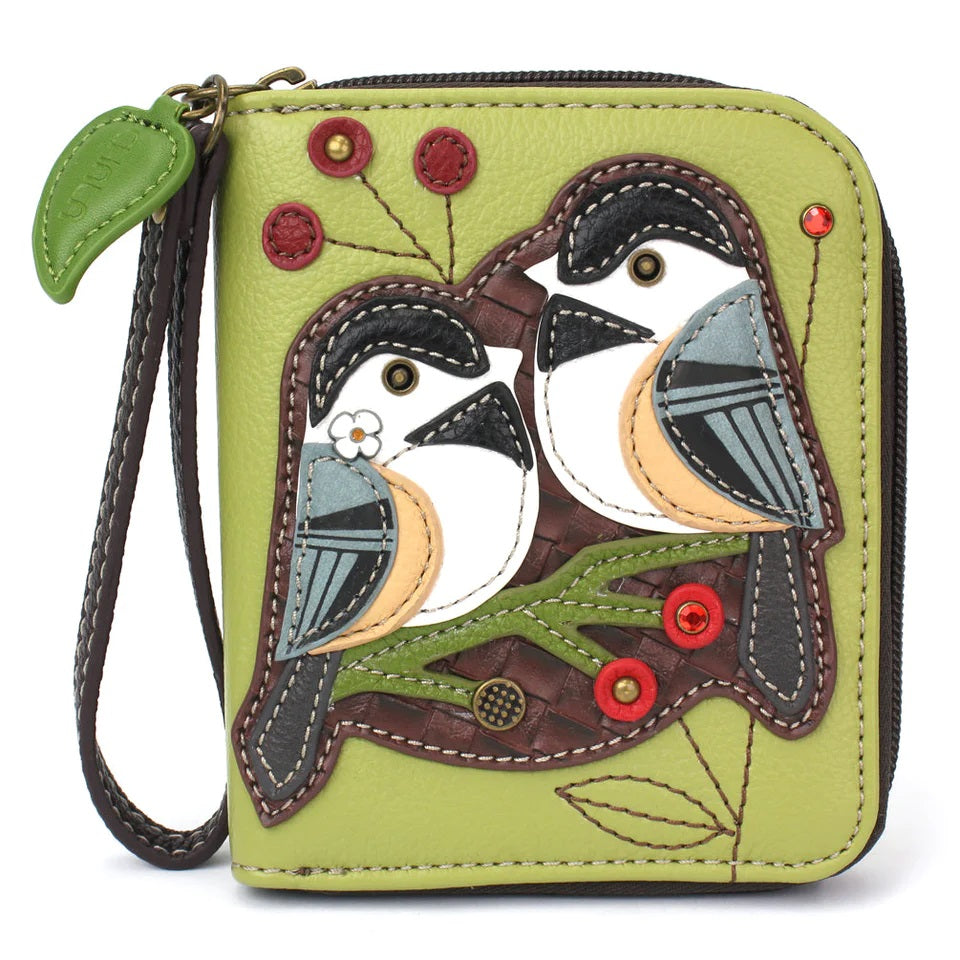 Chickadee Zip-Around Wallet