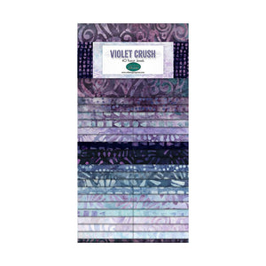 Violet Crush 40 Karat Crystal Cotton Strips 841-109-841