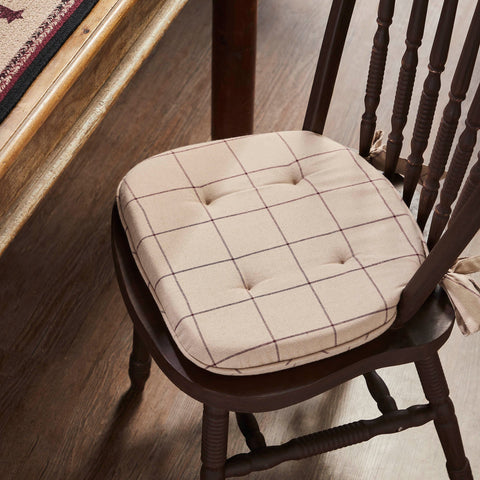 Victorian Heart Connell Chair Pad on chair