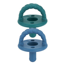 Dark Teal and Denim Braids 2-Pack Sweetie Soother Pacifiers