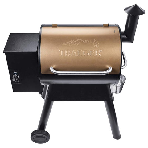 Traeger Pro Series 22 Bronze Pellet Grill front view