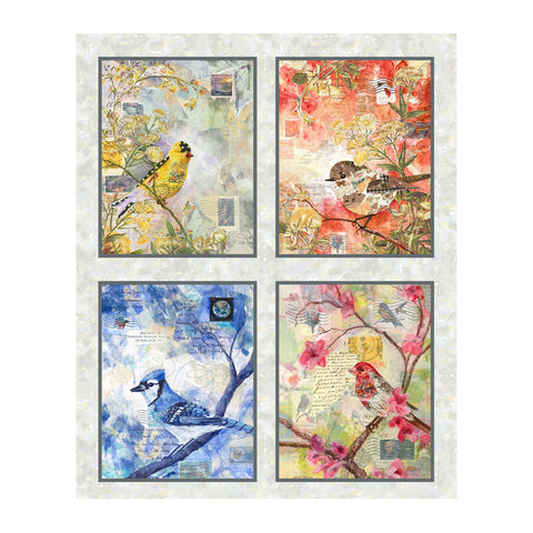 Air Mail Collection Cotton Craft Panel 8506