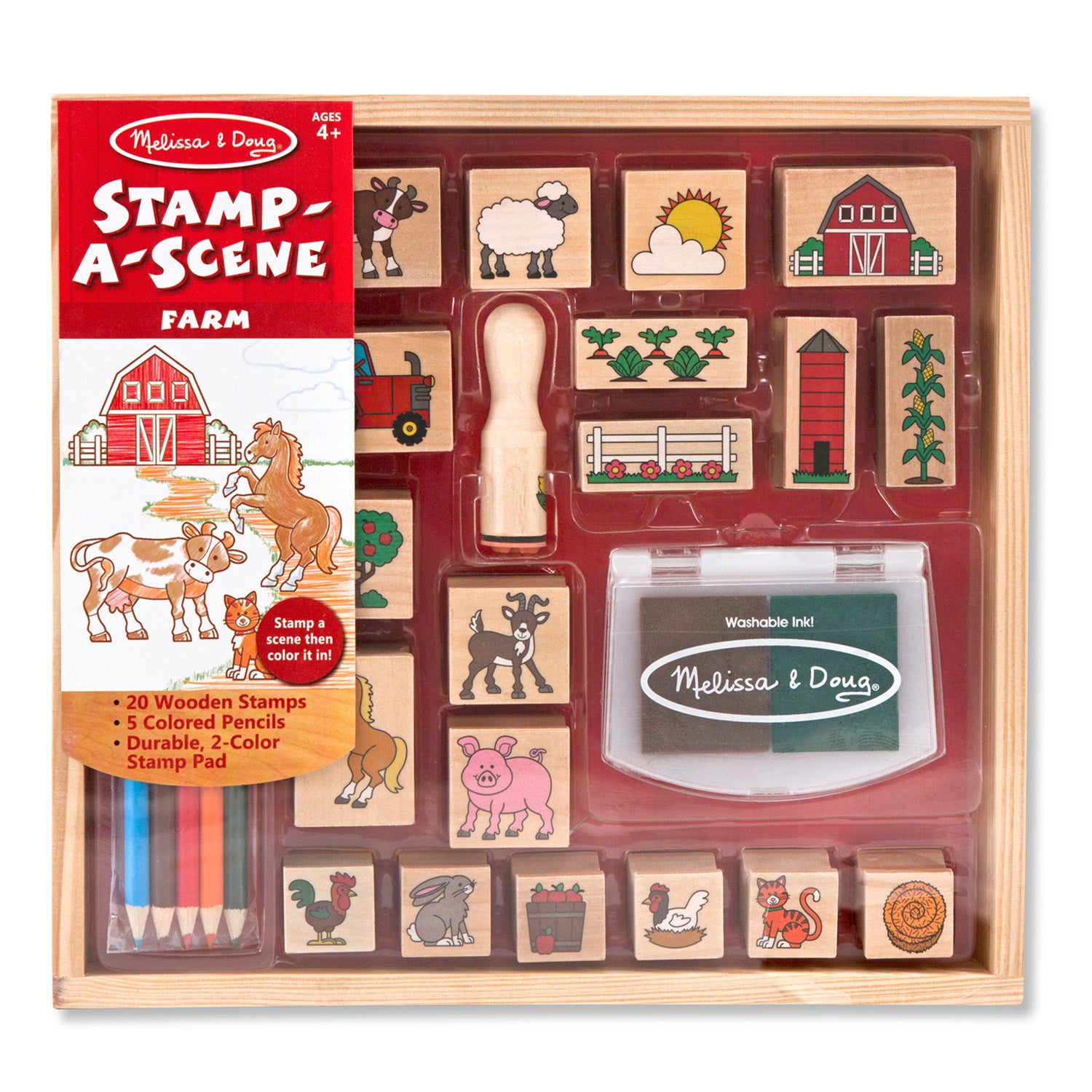 Melissa & Doug Stamp-A-Scene Farm 8592 – Good's Store Online