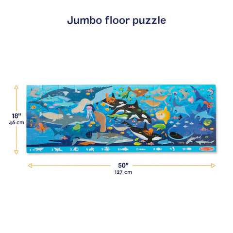 Search & Find Beneath the Waves Floor Puzzle - 48 Pieces 51699