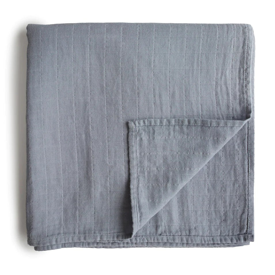 Tradewinds Organic Cotton Muslin Swaddle Blanket