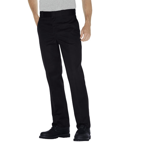 Black Dickies work pants for men, front.
