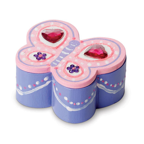 decorated butterfly box