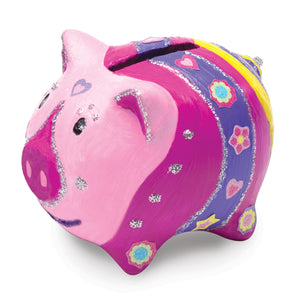 decorated piggy bank