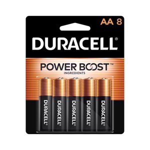 8 Pack AA Alkaline Batteries MN1500B