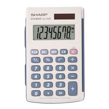 8 digit Solar Powered Pocket Calculator EL243SB A