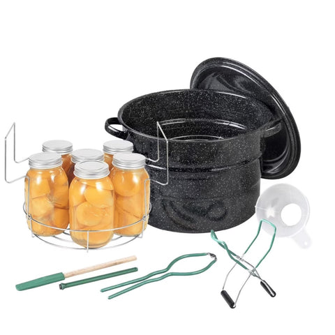 Granite Ware 8-piece Canner Set showing all pieces