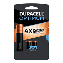 8 pk Optimum AA Alkaline Batteries 032