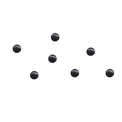 Black Mini Round Paper Fasteners