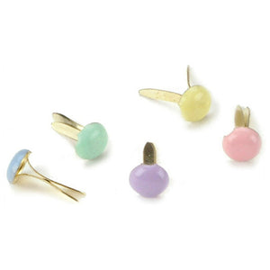 Pastel Mini Round Paper Fasteners