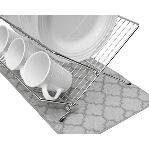 Ritz Trellis Drying Mat Titanium