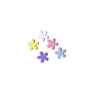 Soft Funky Flowers Paper Fasteners