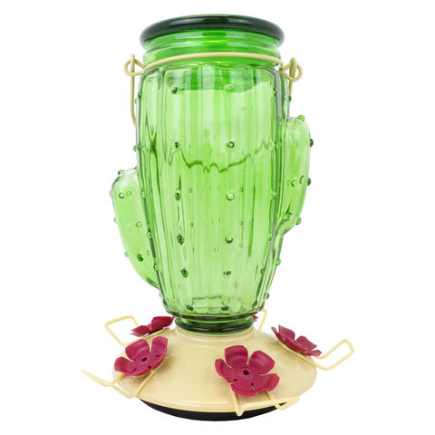 Perky-Pet Glass Cactus Top-Fill Hummingbird Feeder