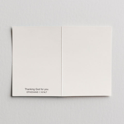 Inside of Note Card