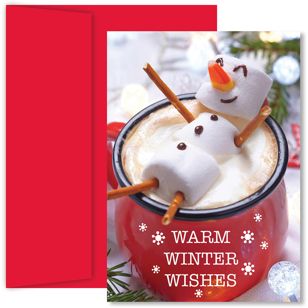 Marshmallow Snowman Christmas Boxed Cards 910000