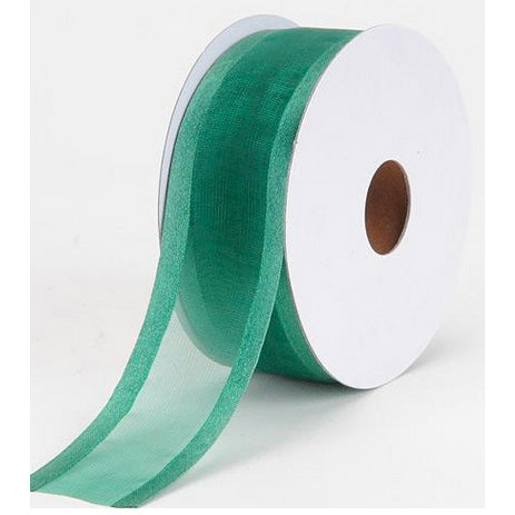 Hunter Satin Edge Organza Ribbon 9100
