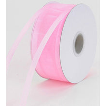 Light pink, Satin Edge Organza Ribbon by the Yard 1 1/2 inch 9102