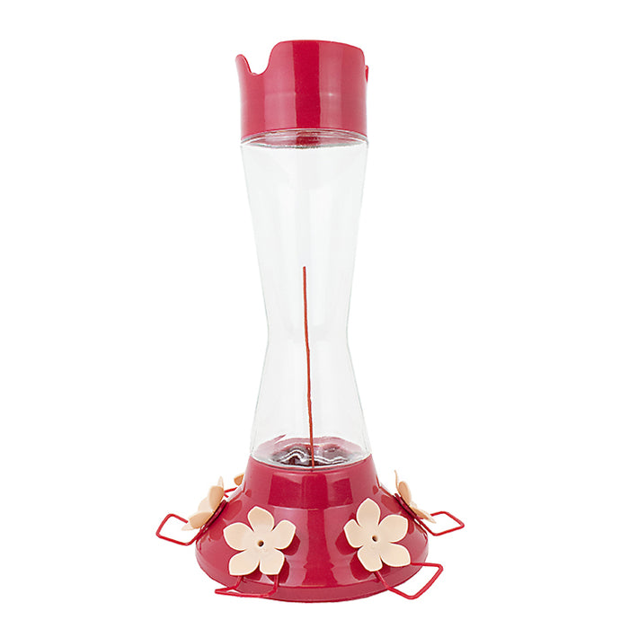 Top-Fill Pinch-Waist Glass Hummingbird Feeder 9202