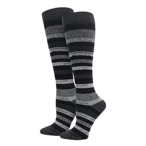 Women's Gray Marled Fashion Compression Sock 9204