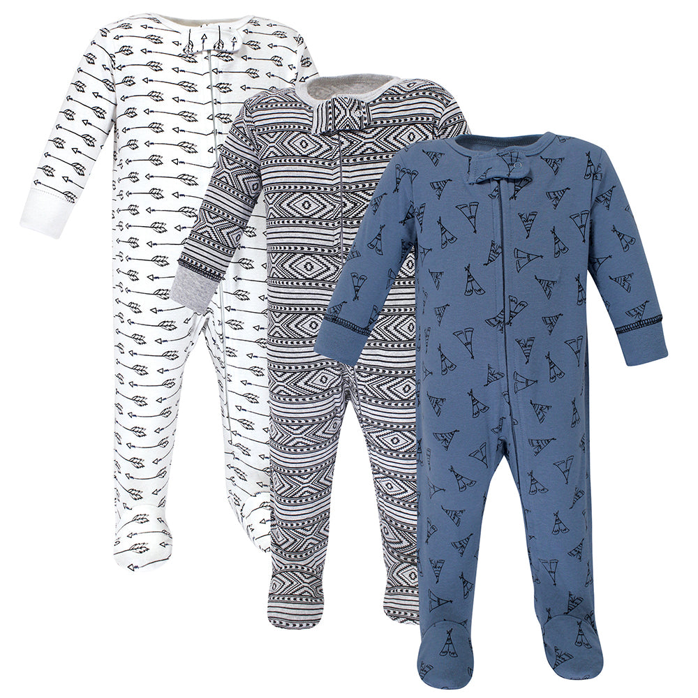 Cottage Moose Kids Appliqué Pajama Set - Little Blue House US