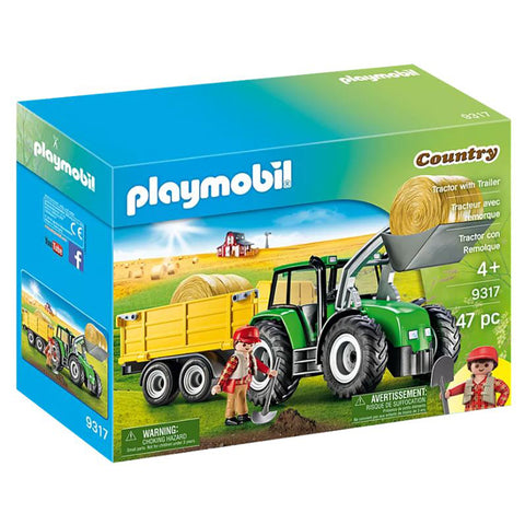 Country Tractor with Trailer 9317
