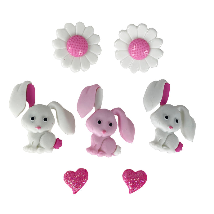 Bunny Love Buttons
