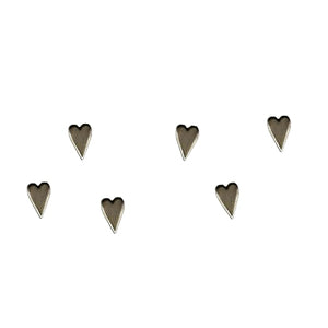 Pewter Country Heart Paper Fasteners