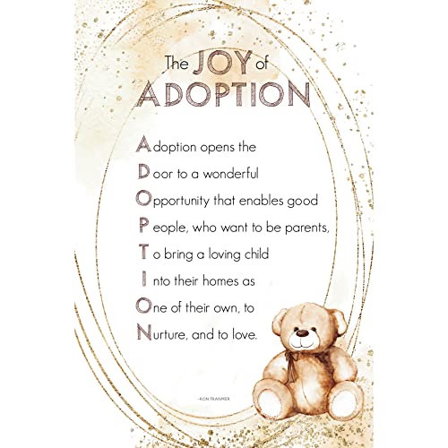 The Joy of Adoption Wood Plaque 9511