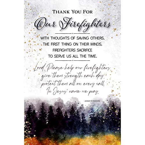 Our Firefighters Wood Plaque 9522